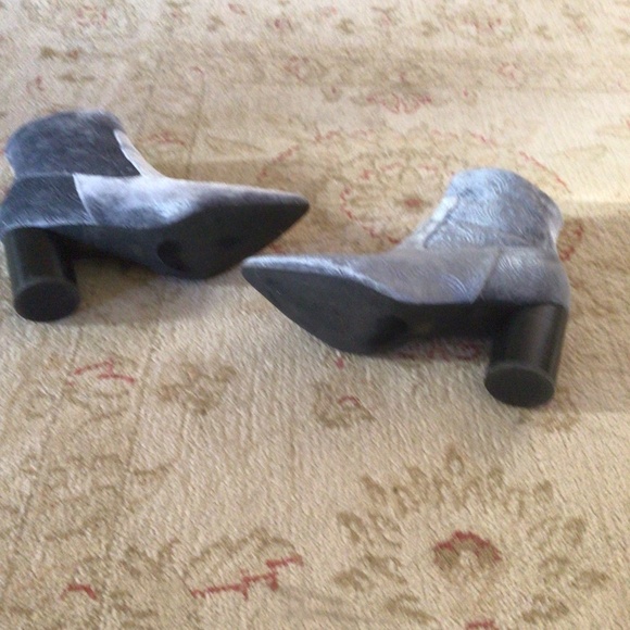 Women’s Alana by Matisse Gray Floral Jacquard Velvet Ankle Boots sz 7 - Picture 4 of 8